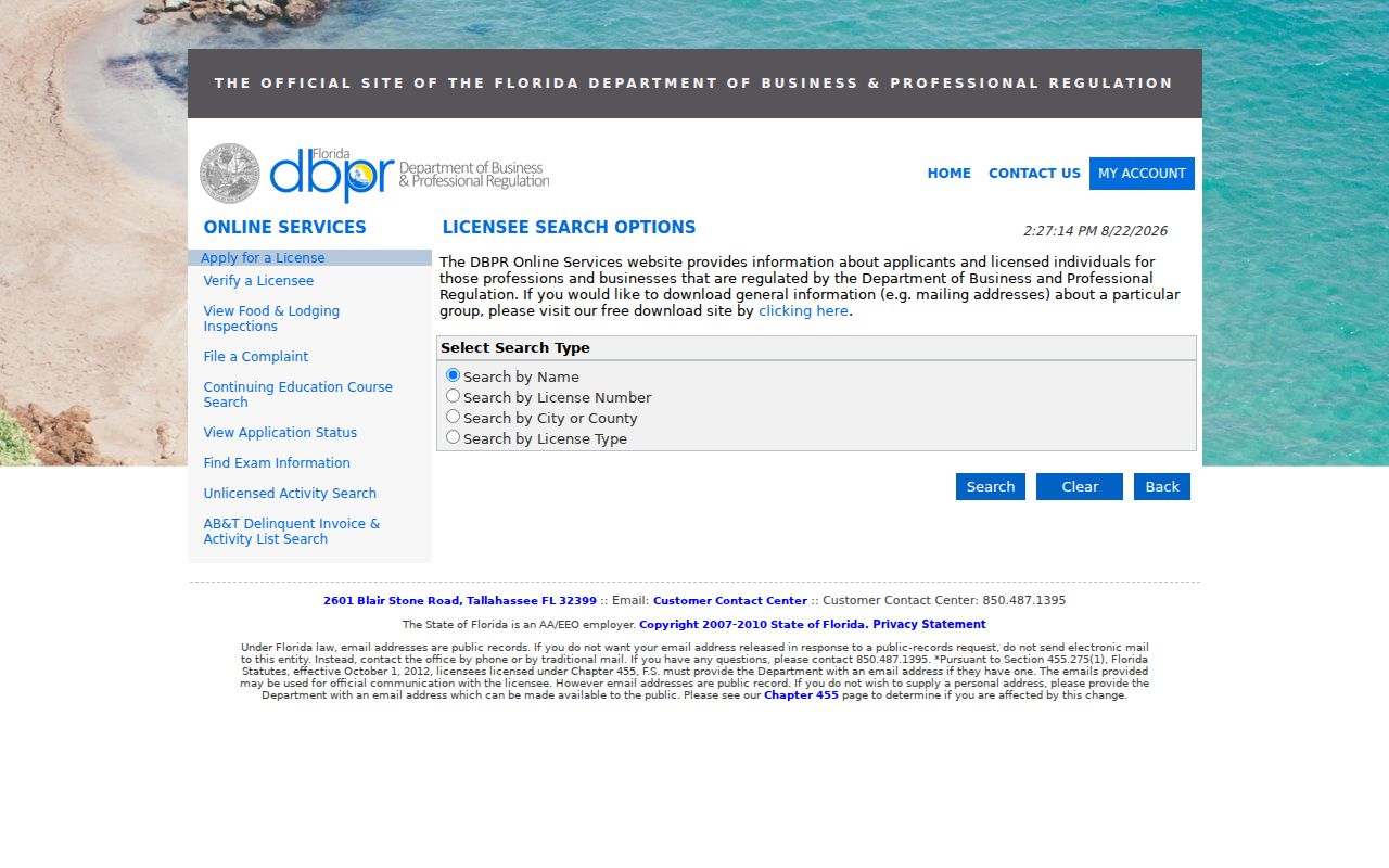 Miramar residents directory Florida license lookup
